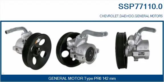 Hydraulic Pump, steering (SSP77110.0)