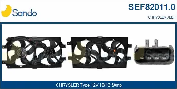 Electric Motor, radiator fan (SEF82011.0)