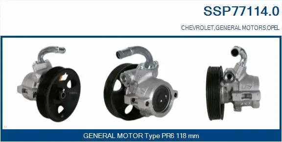 Hydraulic Pump, steering (SSP77114.0)