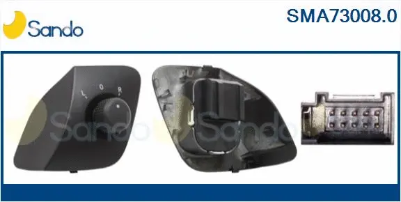 Switch, exterior rearview mirror adjustment (SMA73008.0)