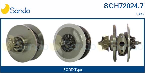 Core assembly, turbocharger (SCH72024.7)