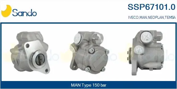 Hydraulic Pump, steering (SSP67101.0)