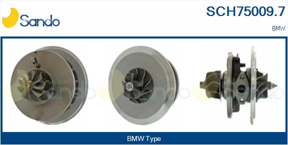 Core assembly, turbocharger (SCH75009.7)