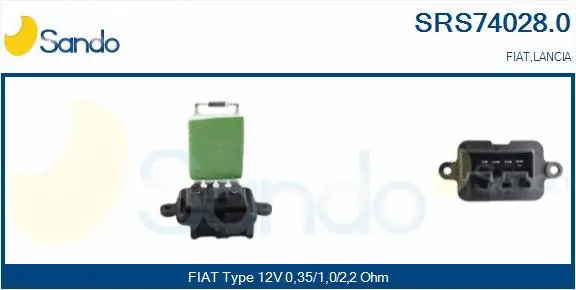 Resistor, interior blower (SRS74028.0)