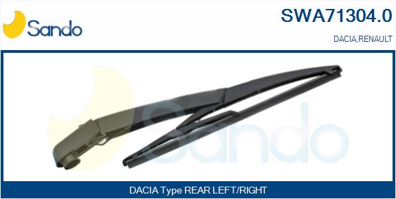 Wiper Arm, window cleaning (SWA71304.0)