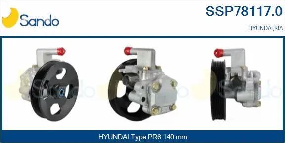 Hydraulic Pump, steering (SSP78117.0)