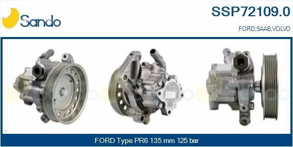 Hydraulic Pump, steering (SSP72109.0)