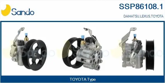 Hydraulic Pump, steering (SSP86108.1)
