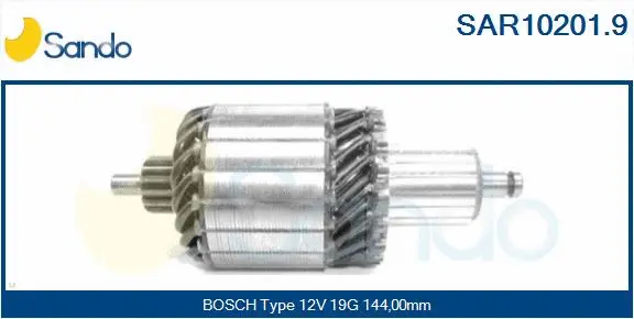Armature, starter (SAR10201.9)