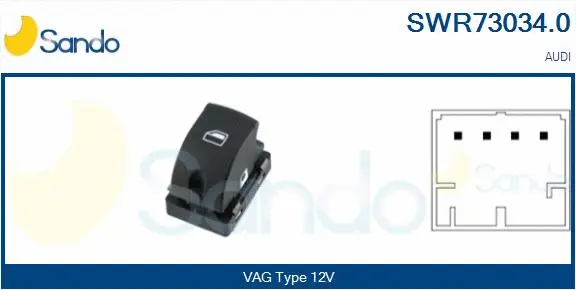 Switch, window regulator (SWR73034.0)
