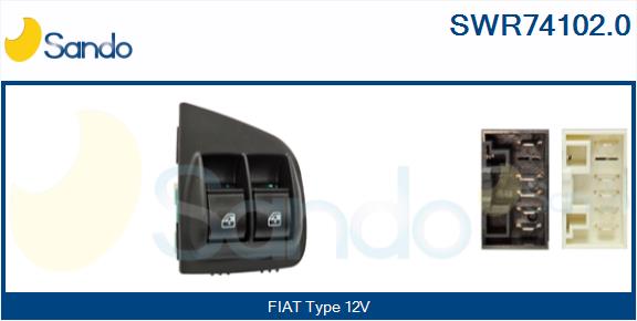 Switch, window regulator (SWR74102.0)