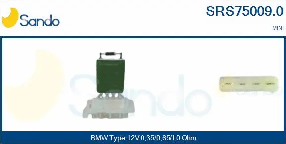 Resistor, interior blower (SRS75009.0)