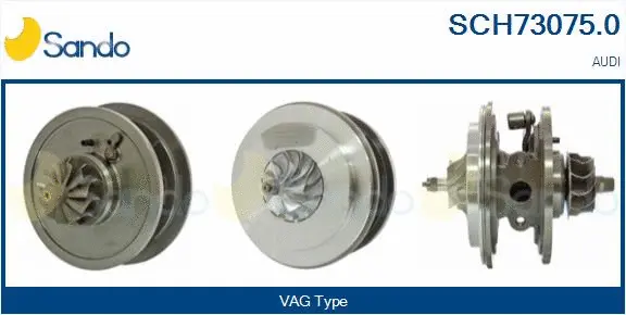 Core assembly, turbocharger (SCH73075.0)