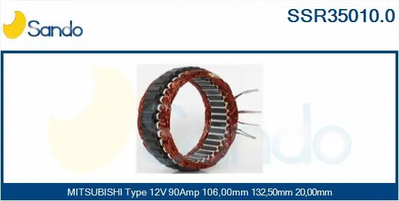 Stator, alternator (SSR35010.0)