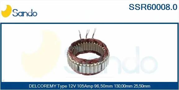 Stator, alternator (SSR60008.0)