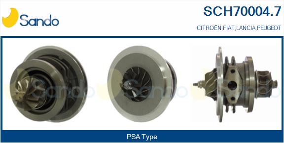 Core assembly, turbocharger (SCH70004.7)