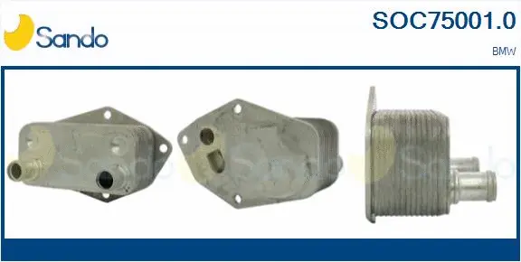 Oil Cooler, engine oil (SOC75001.0)