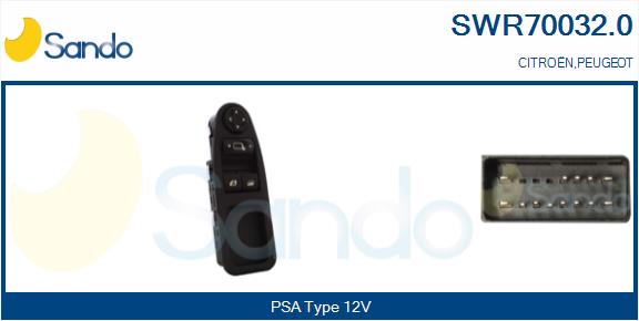 Switch, window regulator (SWR70032.0)