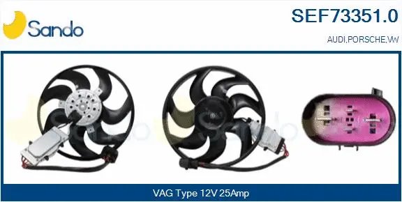 Fan, engine cooling (SEF73351.0)