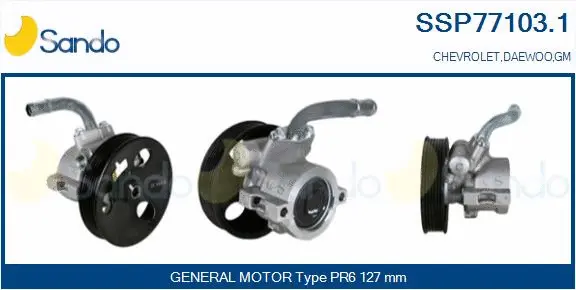 Hydraulic Pump, steering (SSP77103.1)