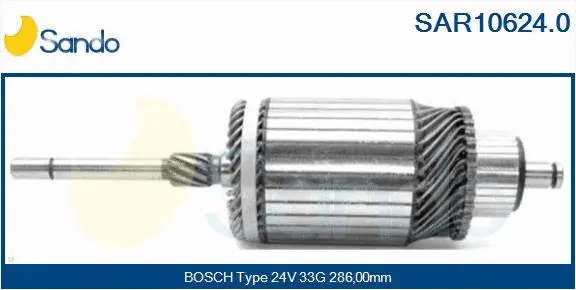 Armature, starter (SAR10624.0)