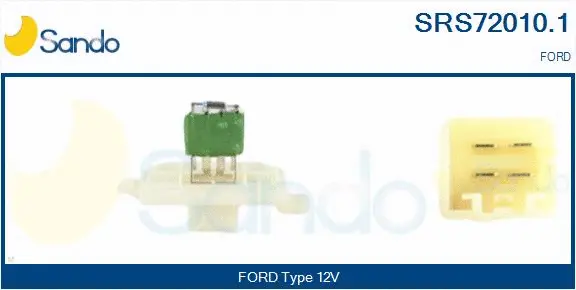 Resistor, interior blower (SRS72010.1)