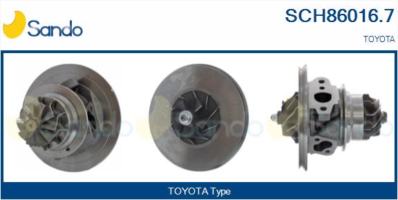 Core assembly, turbocharger (SCH86016.7)
