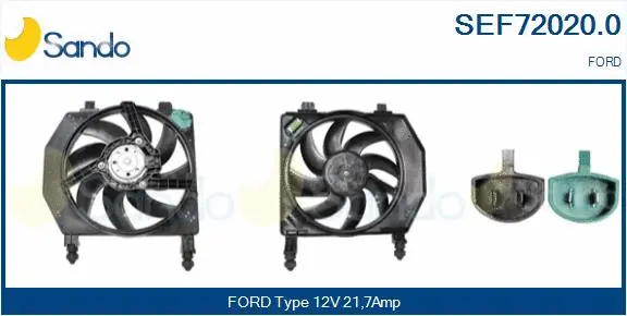 Electric Motor, radiator fan (SEF72020.0)