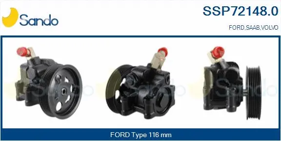 Hydraulic Pump, steering (SSP72148.0)