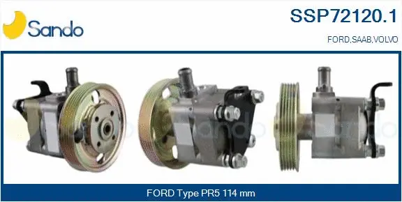 Hydraulic Pump, steering (SSP72120.1)
