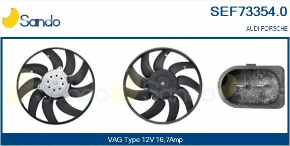 Fan, engine cooling (SEF73354.0)