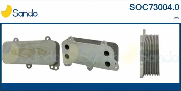 Oil Cooler, engine oil (SOC73004.0)