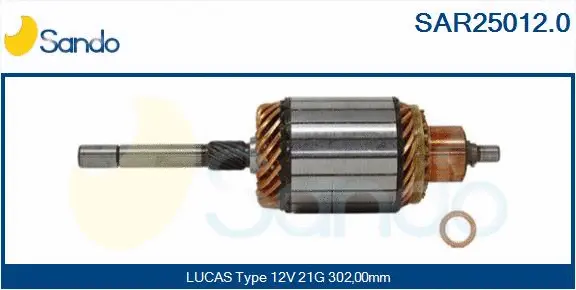 Armature, starter (SAR25012.0)