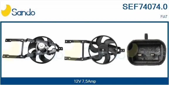 Electric Motor, radiator fan (SEF74074.0)