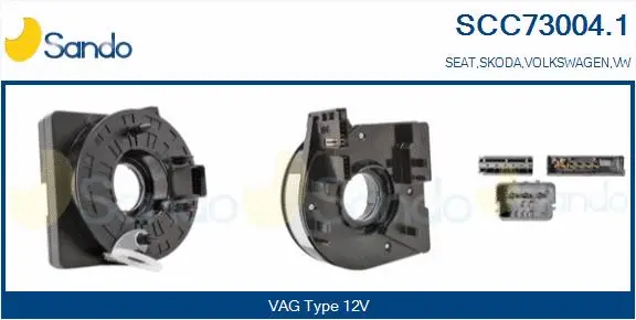 Clockspring, airbag (SCC73004.1)