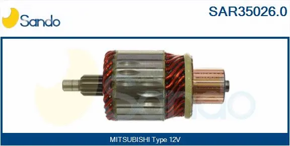 Armature, starter (SAR35026.0)