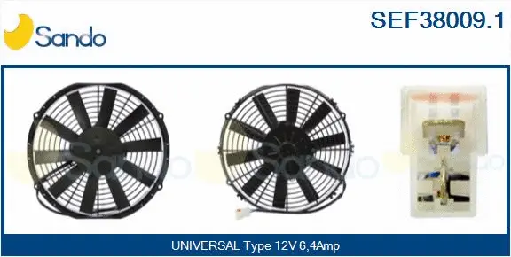 Electric Motor, radiator fan (SEF38009.1)