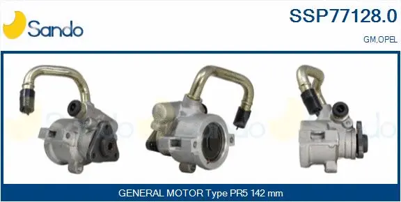 Hydraulic Pump, steering (SSP77128.0)