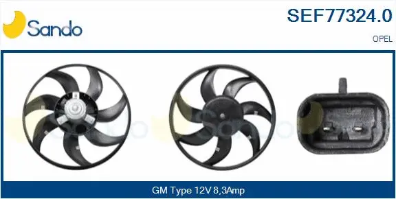 Fan, engine cooling (SEF77324.0)