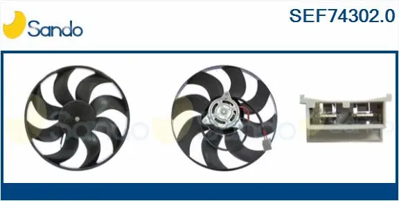 Fan, engine cooling (SEF74302.0)