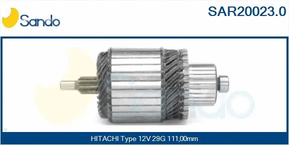 Armature, starter (SAR20023.0)