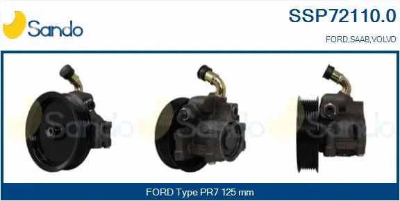 Hydraulic Pump, steering (SSP72110.0)