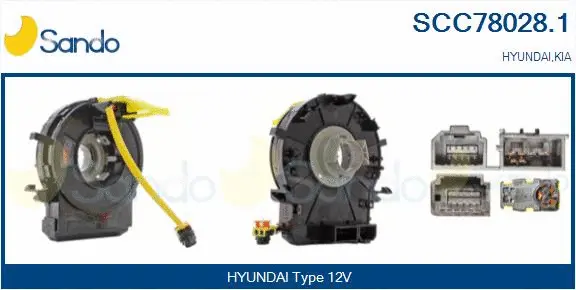Clockspring, airbag (SCC78028.1)