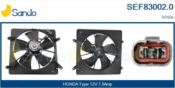 Electric Motor, radiator fan (SEF83002.0)