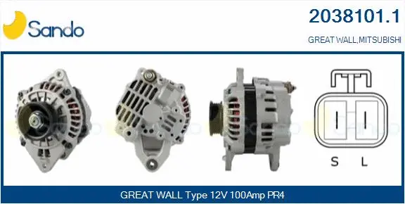 Alternator (2038101.1)