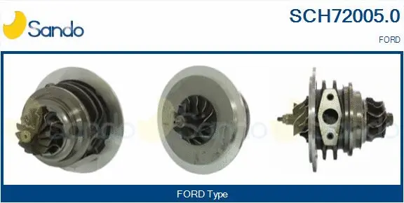 Core assembly, turbocharger (SCH72005.0)