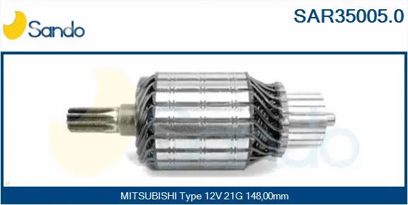 Armature, starter (SAR35005.0)