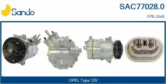 Compressor, air conditioning (SAC77028.0)