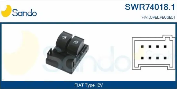 Switch, window regulator (SWR74018.1)