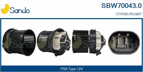 Interior Blower (SBW70043.0)